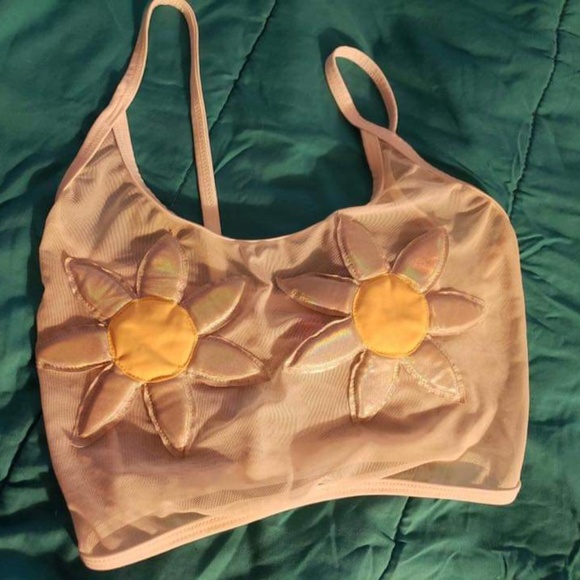 Holo daisy crop top - Picture 2 of 3